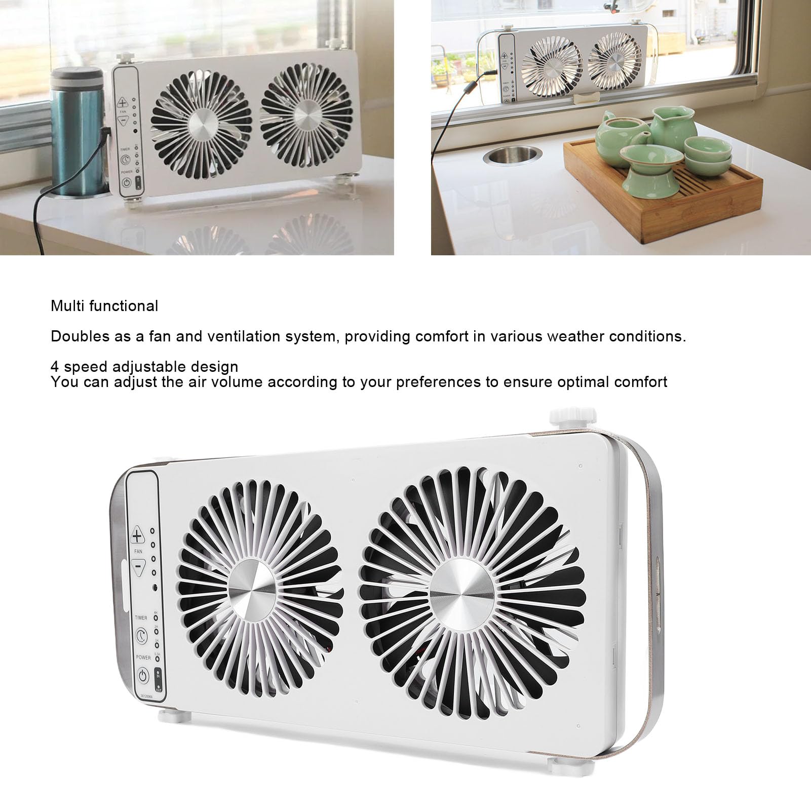Amazon.co.jp: TOPINCN ルーフベントファン RV 換気扇 車中泊用 12V 4